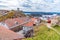 Inner courtyard of fredriksten fortress in Halden, Norway