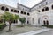 Inner courtyard garden of the monastery Alcobaca.