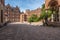 The inner courtyard of Heidelberg Castle, one of the most fascinating German castles