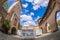 Inner courtyard of the Isartor-Isar Gate at the Isartorplatz, Munich, Bavaria, Germany