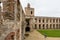 The inner courtyard of the Krzyztopor Castle, Ujzad, Poland.