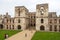 The inner courtyard of the Krzyztopor Castle, Ujzad, Poland.