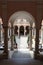 Inner courtyard of palace Palazzo Doria Tursi, Genoa