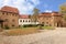 Inner courtyard with the registry office of Burg Creuzburg in Amt Creuzburg, Thuringia