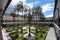 The inner courtyard of San Francisco monastery, Quito, Ecuador