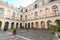 Inner courtyard of Villa Pisani in Riviera del Brenta, Italy