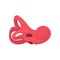 Inner ear cartoon icon