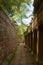 Inner gallery at the Banteay Kdei temple ruins, in Angkor Wat complex near Siem Reap, Cambodia.