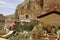 Inner garden of Mar Saba convent, Israel.