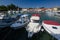 Inner harbor in Novigrad, Croatia, Europe