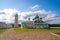 Inner territory of Alexander Svirsky monastery, Russia