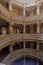 Inner view of Adalaj Ni Vav Stepwell or Rudabai Stepwell. Built in 1498 by Rana Veer Singh is intricately carved and is five sto