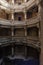 Inner view of Adalaj Ni Vav Stepwell or Rudabai Stepwell. Built in 1498 by Rana Veer Singh is intricately carved and is five sto