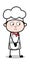 Innocent - Cartoon Waiter Male Chef Vector Illustration