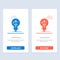 Innovation, Finance, Finance, Idea, January  Blue and Red Download and Buy Now web Widget Card Template