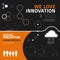 Innovation infographic elements, icons and symbols