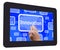 Innovation Tablet Touch Screen Means Ideas Concepts Creativity