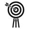 Innovation target icon, simple style