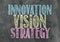 Innovation, vision and Strategy