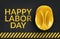 Innovative abstract illustration or poster, banner for Happy Labor Day, sale offer Design template