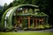 Innovative Green eco house. Generate Ai