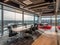 Innovative open concept office design for collaboration