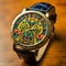 Innovative Outsider Art Watch Design - generative ai