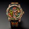 Innovative Outsider Art Watch Design - generative ai