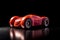 Innovative Studio Shot of 3D Printed Toy Car Concept, Generative AI