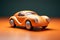 Innovative Studio Shot of 3D Printed Toy Car Concept, Generative AI
