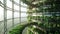 Innovative vertical farm showcasing sustainable agriculture and urban farming revolution.