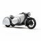 Innovative White Motorcycle With Bold Curves - Bauhaus Design