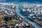 Innsbruck aerial view landscape panorama