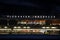 Innsbruck Airport, terminal night view