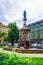 INNSBRUCK, AUSTRIA, JULY 26, 2016: View of the Rudolfsbrunnen fountain situated in Innsbruck, Austria.INNSBRUCK, AUSTRIA