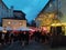 Innsbruck Christmas Markets at twilight. Austria.