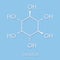 inositol (myo-inositol) molecule. Inositol and its phosphates play essential roles in a number of biological processes. Skeletal