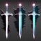 Inox Sword on dark background