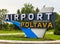 Inscription Airport Poltava