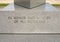 Inscription base of granite obelisk memorial honoring all Veterans in Vandergriff Park in the City of Arlington, Texas.