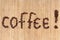 Inscription coffee