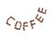 Inscription coffee made