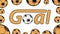 Inscription goal and orange balls