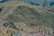 Inscription on a hill above Cuzco city, Pe