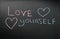 Inscription love yourself