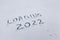 the inscription about the new year 2022