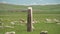 Inscription of Obelisk Menhir From Old Ancient Times