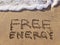 Inscription on the sand Free Energy