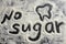 the inscription of sugar-free sugar, caries prevention, dental health care, causes of carious lesions, diabetes, obesity
