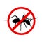 Insect design icon silhouette vector